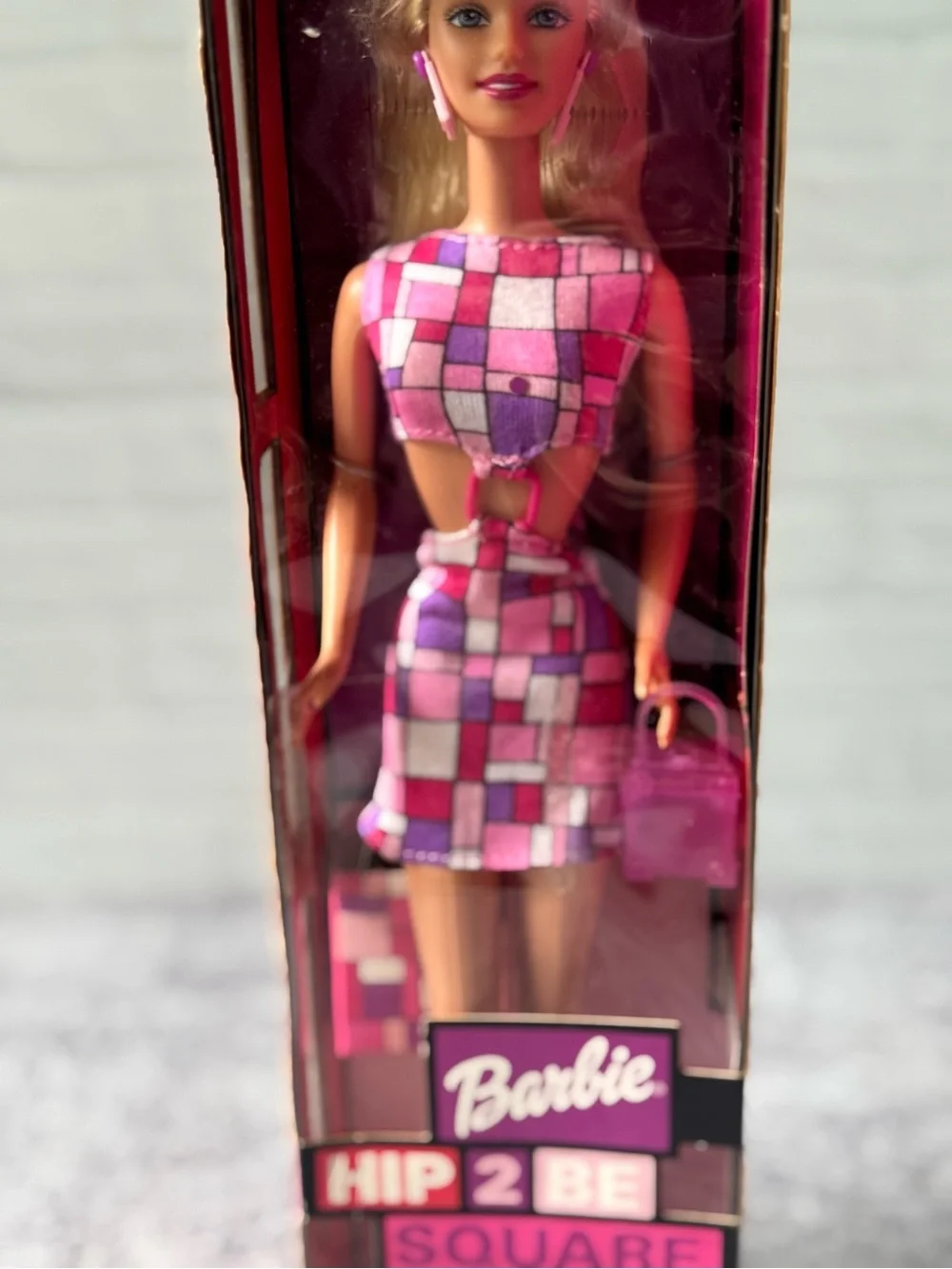 Vintage Y2K Barbie Hip 2 Be Square 2000 Mattel Pink New Sealed Doll